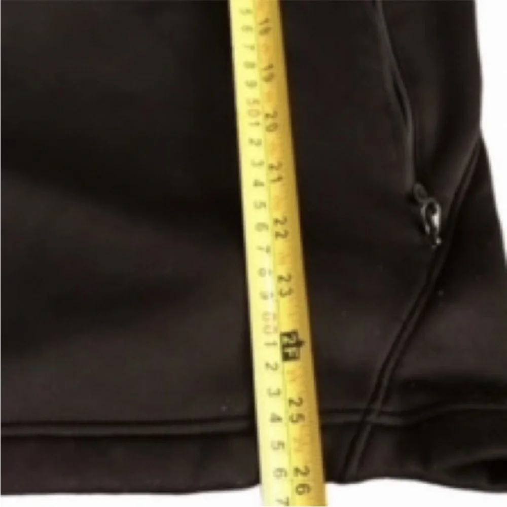 The North Face size XL black fleece lined zip front men’s jacket like new